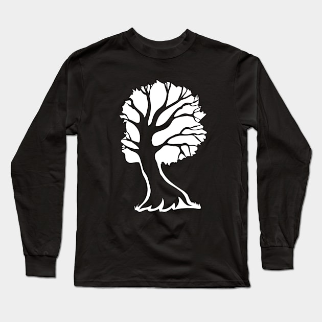 Woman Tree Long Sleeve T-Shirt by AVEandLIA